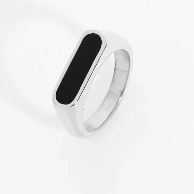 SILVER ITALIAN RING